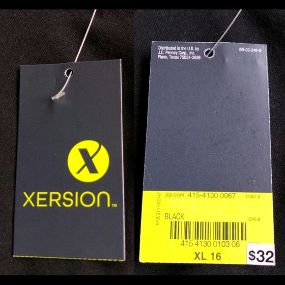 NEW XERSION Tricot Jogger Jacket Hooded 3/4 Sleeve Activewear Black XL Girl’s - Picture 3 of 13